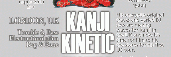 Fri Feb 19th | KANJI KINETIC (T&B, UK) w/ Ekofield (live!) plus Subdivision & Lazercrunk DJs | Brillobox