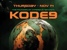 Thu Nov 14th KODE 9 (Hyperdub, UK) @ Cobra